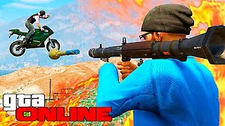 БАЙКЕРЫ ИЗ зАДА  GTA V ONLINE  PC 223 [upl. by Ahsatam991]