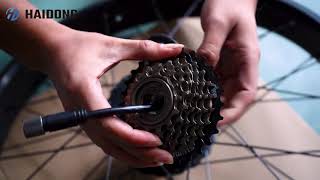 How to replace a freewheel of an ebike Lets check it out [upl. by Angid]