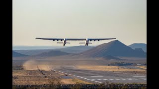 Stratolaunch First Flight  April 13 2019 [upl. by Branen]