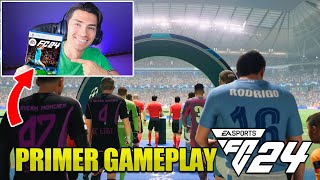 YA TENGO EL EA SPORTS FC 24 JUEGO COMPLETO Y MI PRIMER PARTIDO [upl. by Latoyia]