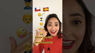 Spanish from Chile vs Spanish from Spain  Learn Spanish learnspanish [upl. by Ainesey]