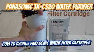 How to change panasonic water filter cartridge  how panasonic [upl. by Nnyledam]