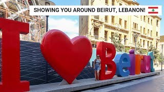 BEIRUT CITY AND ITS TOURIST SITES IN ONE DAY  Beirut Vlog [upl. by Adleremse]