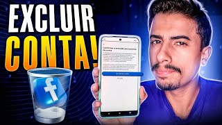 Como EXCLUIR CONTA DO FACEBOOK DEFINITIVAMENTE  Atualizado [upl. by Ahsienot446]