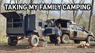 Family Camping in the New Trailer Offgrid Sprocket X [upl. by Giardap634]