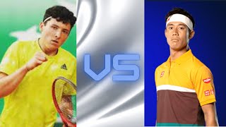 Max Hans Rehberg GER Vs Kei Nishikori 錦織圭2024 HPP Open [upl. by Leuqcar470]