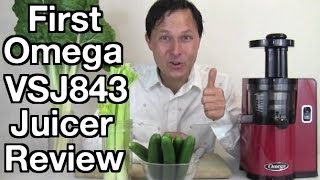 NEW Omega VSJ843 Vertical Cold Press Juicer with Auto Cleaning Review [upl. by Jaimie]