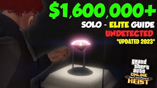 UPDATED GTA Online Cayo Perico Heist SOLO Elite Challenge Stealth Guide  1640000  NEW ROUTE [upl. by Rocca644]