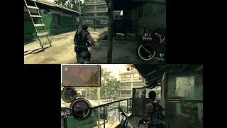 Resident Evil 5  PS4 Split Screen Gameplay  Pantalla partida [upl. by Menides220]