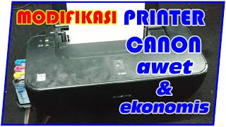 Cara Pasang Infus  Mofikasi Printer Canon iP1980  iP1880 [upl. by Nomrah]