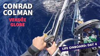 Vendée Globe  Life onboard  Day 4 [upl. by Notsag]