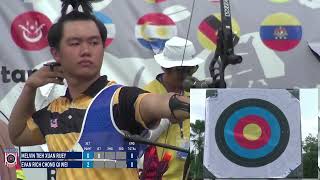 EVAN RICH CHONG vs MELVIN TIEH  Recurve Men Individual Final  KMK2024 Siri 2 [upl. by Raamaj]