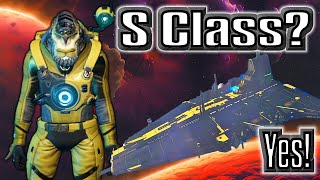 How to get An S Class Freighter No Mans Sky Waypoint 2023 [upl. by Adhamh]