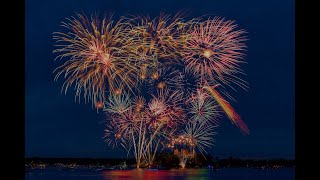 July 4th Fireworks Alexandria Bay New York 2024 [upl. by Sueaddaht]