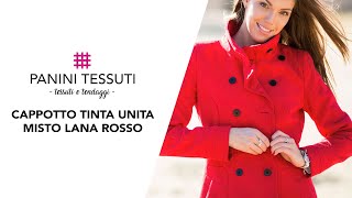 Cappotto in Misto Lana Rosso per colorare il tuo Inverno [upl. by Abocaj]