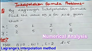 Newton Divided difference Interpolation method  example 4 [upl. by Areivax]