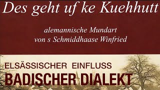 Badischer Dialekt Lichtenau BadenWürttemberg mit elsässischem Einfluss [upl. by Lerud]