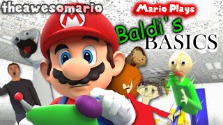 Mario Plays BALDIS BASICS [upl. by Caia25]