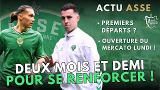 Mercato  Des premiers départs officialisés en début de semaine   ASSE [upl. by Noyahs8]