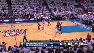 Spurs Too Smart For Durant and Westbrook Bounce Thunder With Game 6 OT Win [upl. by Kwapong]