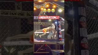 The Most Humiliating Defeat in MMA History😳 shortvideo shortsvideo [upl. by Dlanor574]