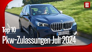 PkwNeuzulassungszahlen Juli 2024 Top Ten [upl. by Gualtiero10]