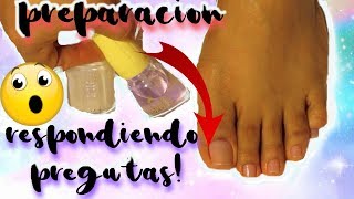 Rutina para las uñas de los piesuñas que crecenrespondiendo preguntastoenails [upl. by Denten]