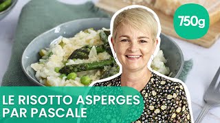 Recette du risotto aux asperges et petits pois  750g [upl. by Olney342]