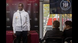 Full race Eliud Kipchoge makes history in Vienna winning under 2 hours [upl. by Atteval]