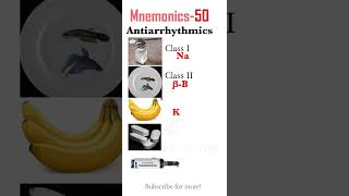 Antiarrhythmic Drugs MOA Pharm mnemonics 50 [upl. by Burrell]