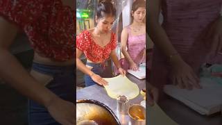 The Most Popular Roti 🌮 Lady in Bangkok streetfood foodie thaifood food shorts [upl. by Adolph]