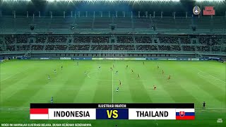 FINAL  TIMNAS INDONESIA U19 VS THAILAND  PIALA AFF U19 2024  LIVE SKOR  Ilustrasi Video Fan Cam [upl. by Jaquenette]