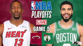 Miami Heat vs Boston Celtics Game 5  NBA Playoffs Live Scoreboard [upl. by Gathers]