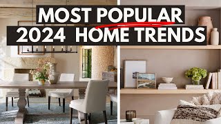 The MOST POPULAR Home Trends for 2024 You will LOVE THESE [upl. by Valer]