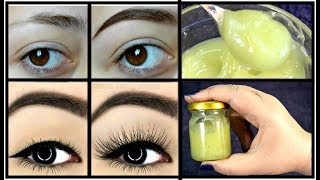 Homemade Serum To Grow Thicker Eyebrows amp EyeLashes In 3 Days [upl. by Laflam744]