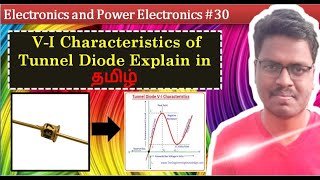 30 Electronics  VI Characteristics of Tunnel Diode Explain in Tamil [upl. by Ailahs]