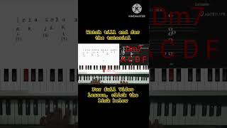 Chords Rhythmic pattern shortsvideo keyboardlessons chordstutorial [upl. by Anirehtac]