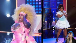 Mhiya Iman LePaige vs Geneva Karr  RuPauls Drag Race Season 16 [upl. by Rosenquist]