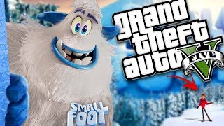 THE NEW SMALLFOOT MOVIE MOD GTA 5 PC Mods Gameplay [upl. by Lyall]