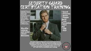 Security guard certification training [upl. by Ahsemal]