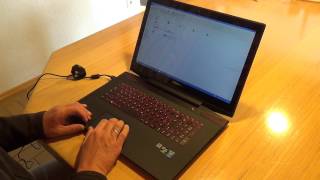 UNBOXING Lenovo Y7070 Touch 173 Zoll FHD IPS Multitouch [upl. by Tserof496]