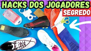 HACKS E MACETES PARA CHUTEIRAS FUTSAL CAMPO E SOCIETY😲 PROFISSIONAIS USAM ESSES TRUQUES‼ TESTA AÍ👍 [upl. by Eisele]