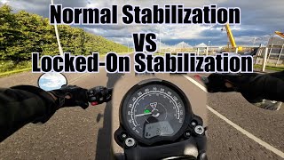 Stabilization vs lockedon stabilization in Final Cut Pro [upl. by Otecina]