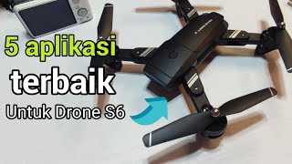 5 Aplikasi Rekomended Selain H Fun Untuk Drone murah S6 [upl. by Arria]