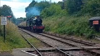 6880 “Betton Grange” Makes its debut to the WSR with 7812 and D7017 [upl. by Neeli135]