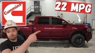 RAM 2500 Cummins Fuel Economy Real World  Why are Diesels VERY Fuel Efficient [upl. by Ainiger78]