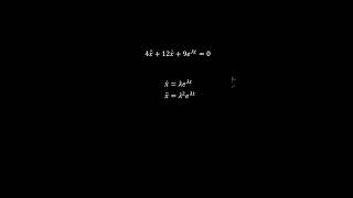 Solving a second order differential equation calculus differentialequation maths [upl. by Bender5]