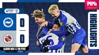 EFL Trophy Brighton U21s 0 Reading 0 Brighton Win 32 On Penalties [upl. by Yuri]