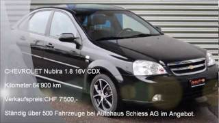 CHEVROLET Nubira 18 16V CDX  C7534  AUTOHAUS SCHIESS AG  OCCASION [upl. by Oibesue518]