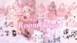 🎀 MY PINK  GIRLY ROOM TOUR ♡ gyaru kawaii pinterest inspired ‪‪room [upl. by Ahselyt544]